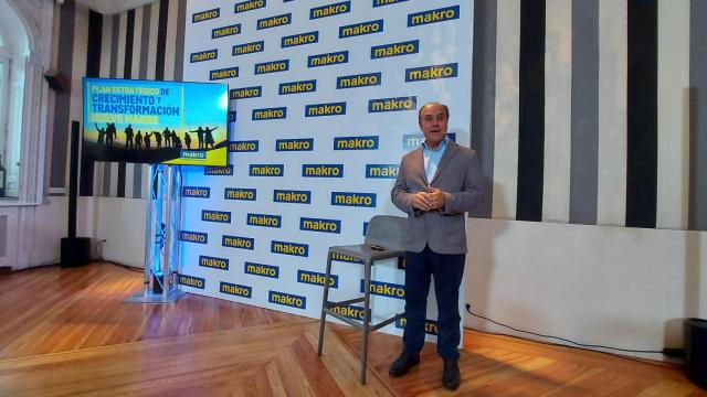 El consejero delegado de Makro, David Martínez, en una presentación en Madrid.