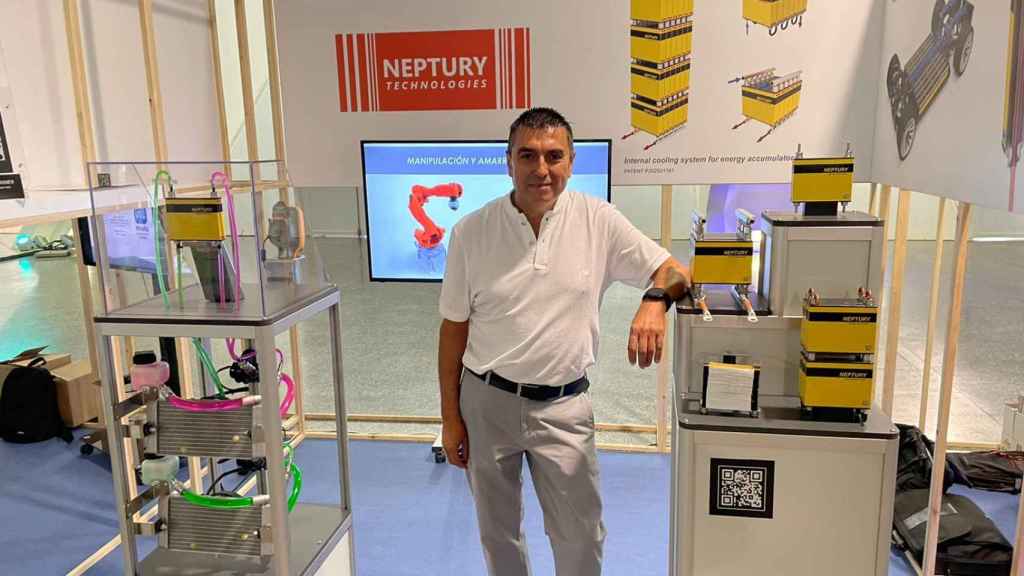 Enrique Navarro, CEO de Neptury Technologies, en la segunda edición del Smart Mobility Valencia, celebrada esta semana.