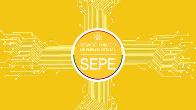 Fotomontaje con el logo del SEPE.