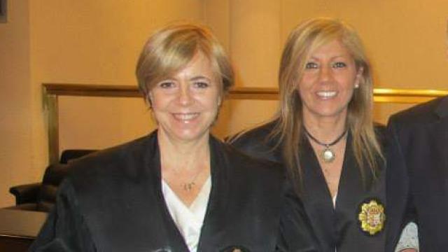 Las magistradas Ana Ferrer y Susana Polo.