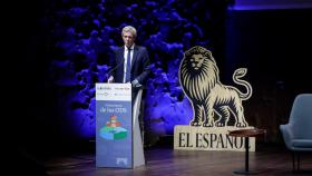 Alfonso Rueda, durante su conferencia en el I Observatorio ODS organizado por EL ESPAÑOL.