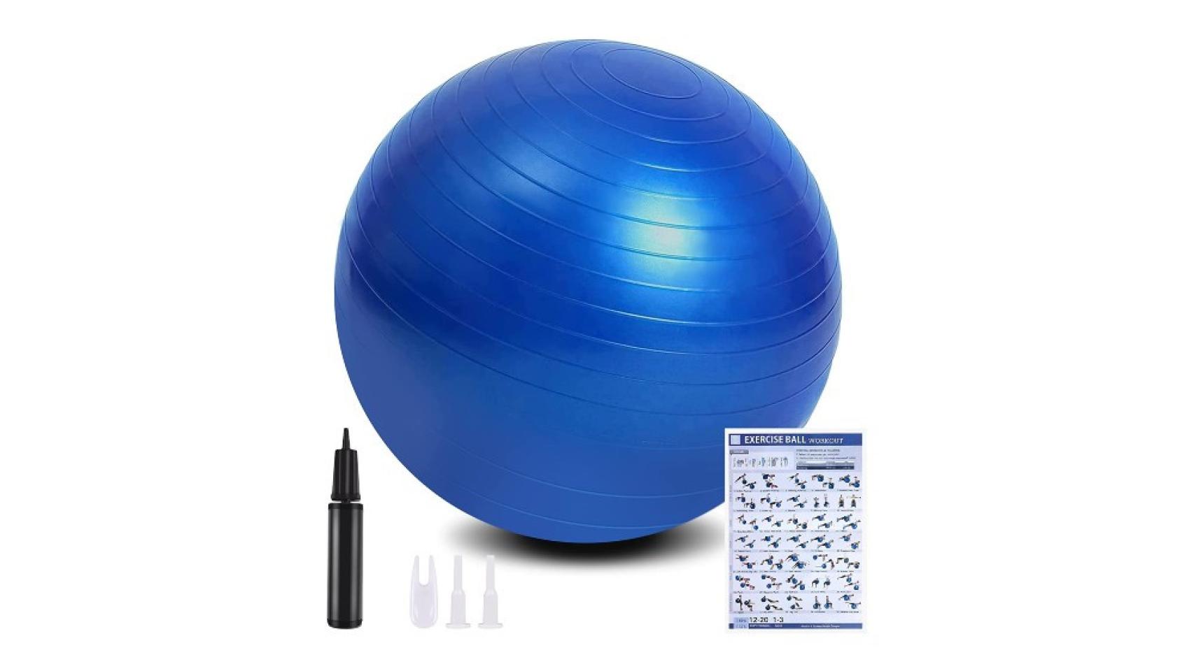 La octava maravilla de Decathlon es esta pelota para hacer pilates en casa  con la tonificarás brazos, harás abdominales y reforzarás la espalda