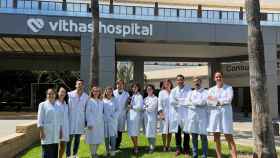 Nuevo equipo de profesionales de aparato digestivo del Hospital Vithas Xanit Internacional.