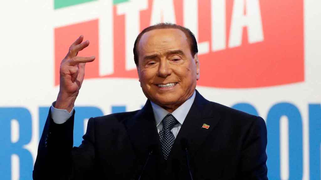 Silvio Berlusconi en un mitin celebrado en Roma el pasado mes de abril.