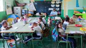 Niños en una escuela de la República Dominicana