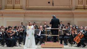 La orquesta del Teatro Real de Madrid en el Carnegie Hall, en Nueva York (EE.UU). Foto: Ángel Colmenares / EFE