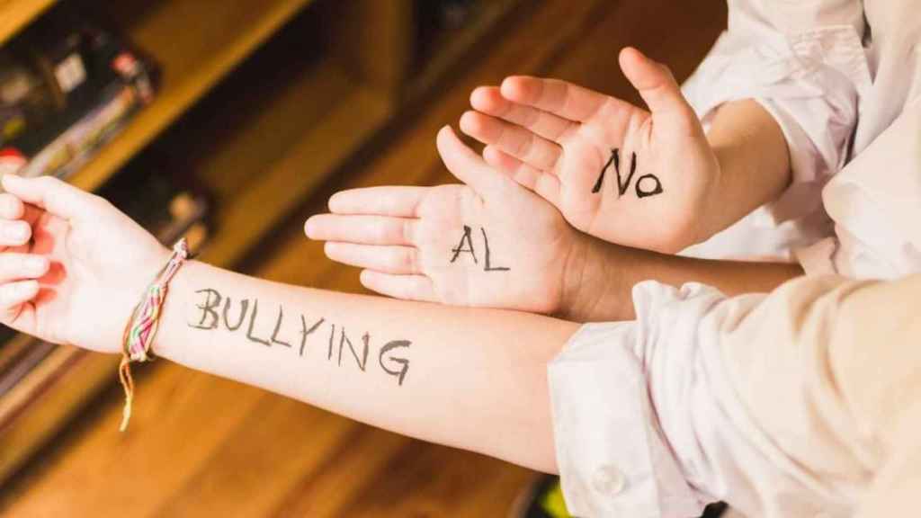 Imagen de una campaña contra el bullying.