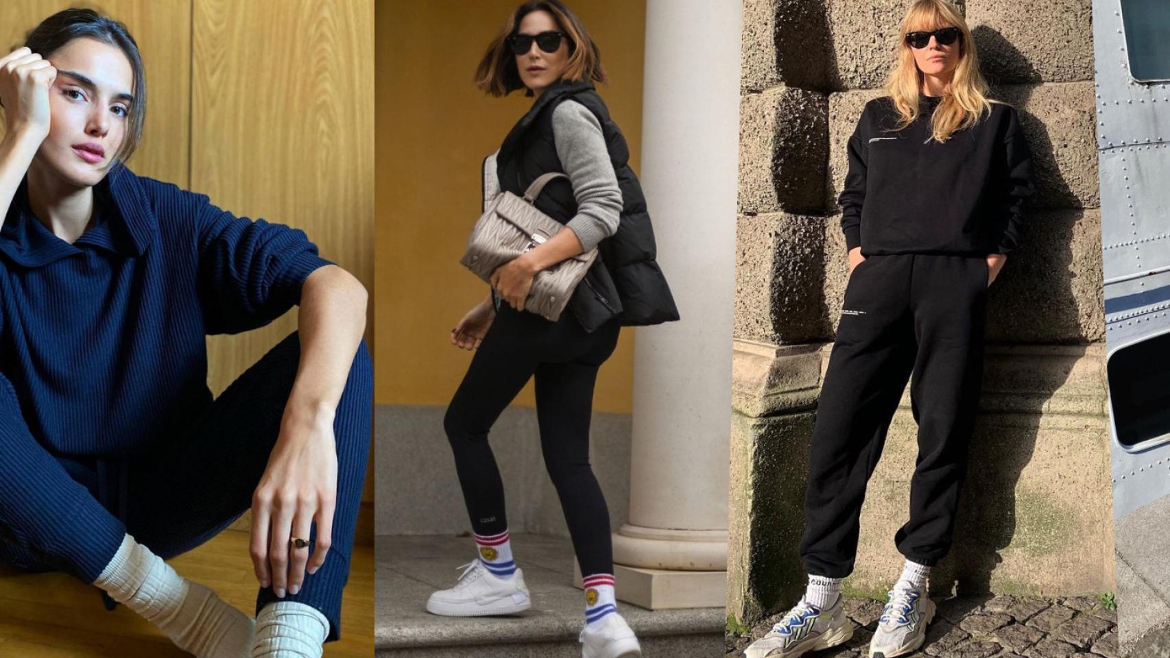 Calcetines por encima de los leggings: la tendencia más vista en Instagram