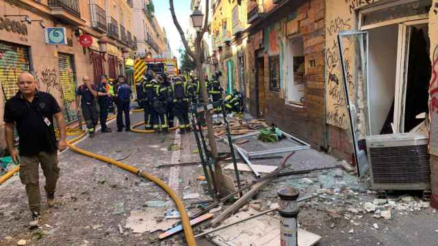 Dos personas heridas, una de ellas grave, en una explosión en el centro de Madrid