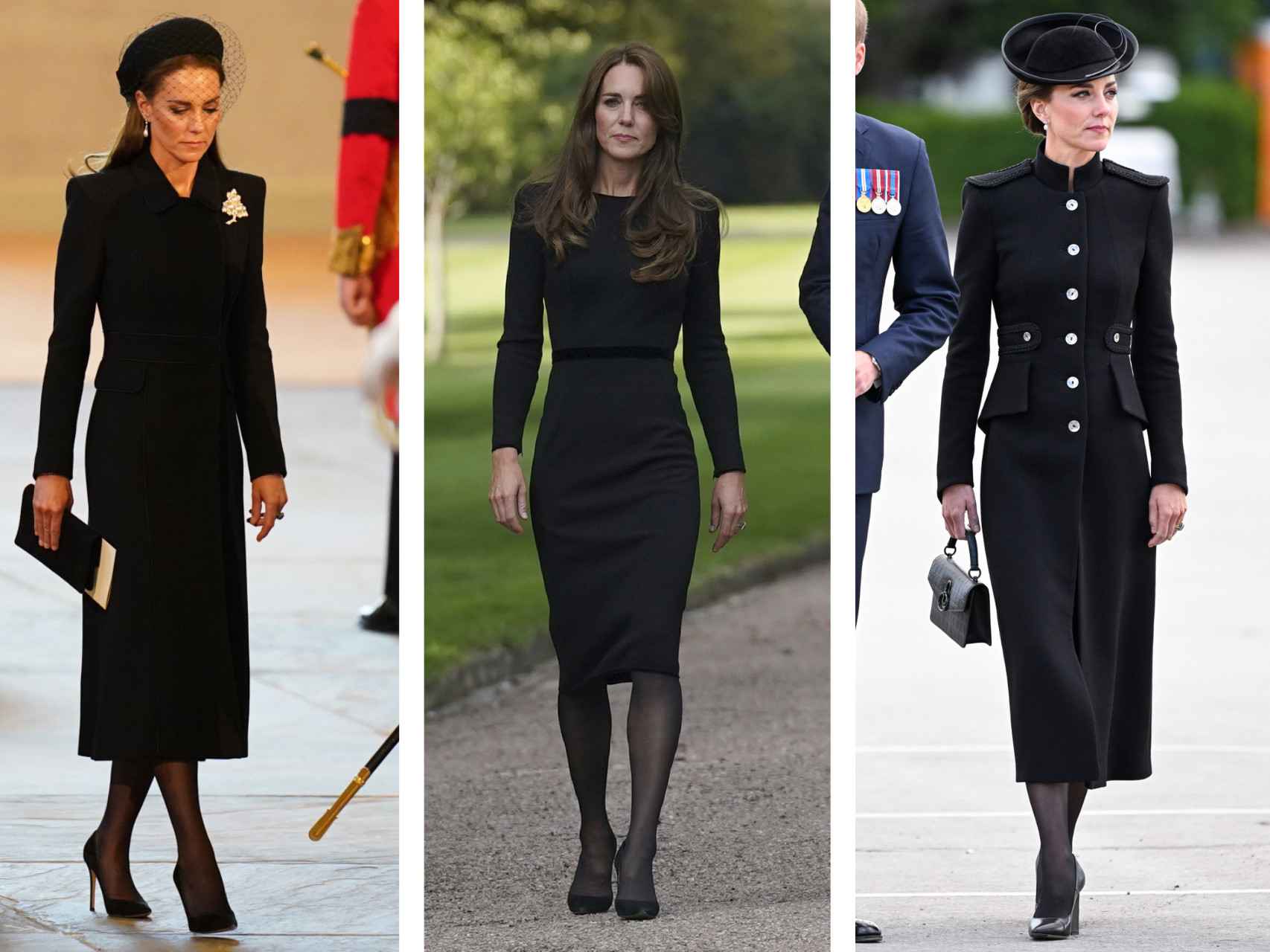 Los 'looks royal' de la semana: el luto de alta costura de las Windsor para  despedir a la reina Isabel II