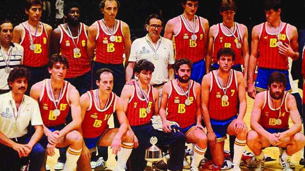 La selección española de baloncesto, plata en el EuroBasket 1983