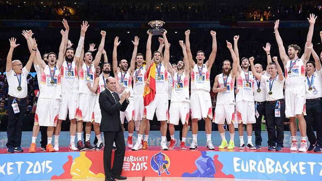 La selección española de baloncesto, campeona del EuroBasket 2015