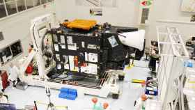 Meteosat de tercera generación en la sala blanca de Thales Alenia Space