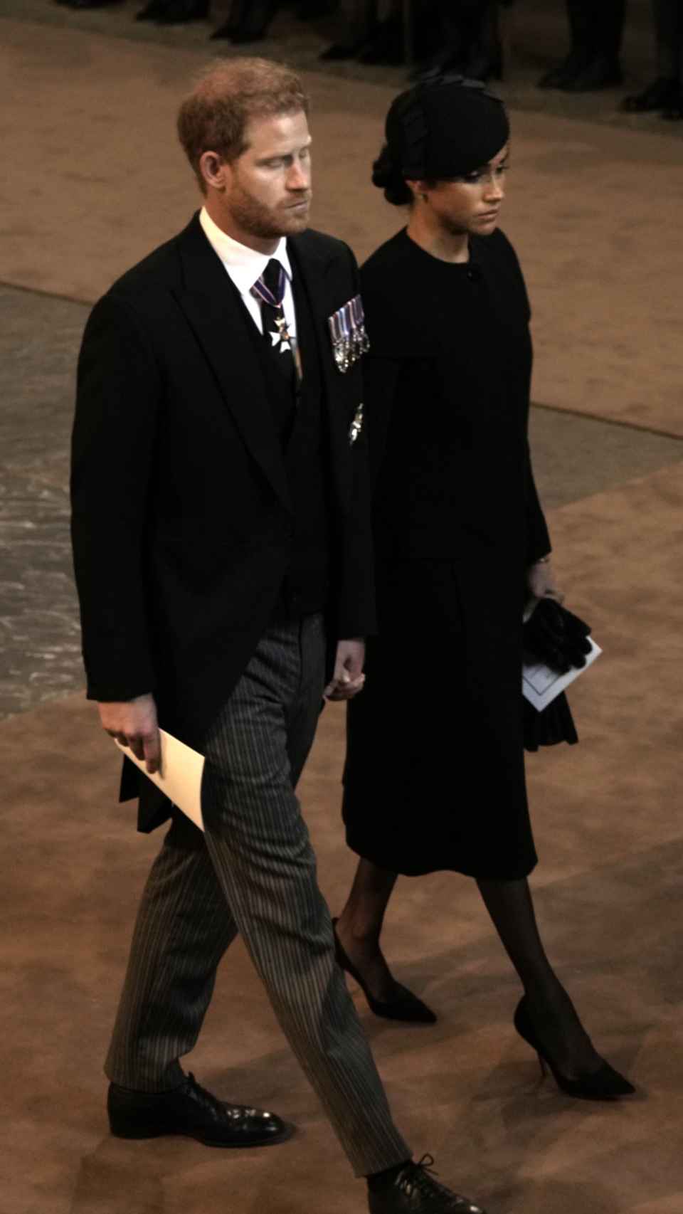 Harry y Meghan en una imagen tomada hace unos días, en Westminster Hall.