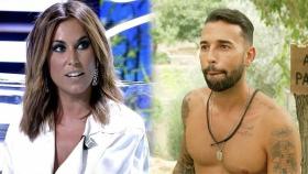 Raquel Lozano y Omar Sánchez en apariciones en Telecinco