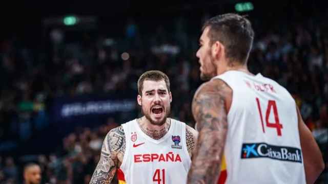 Imagen de la final del Eurobasket en Telecinco