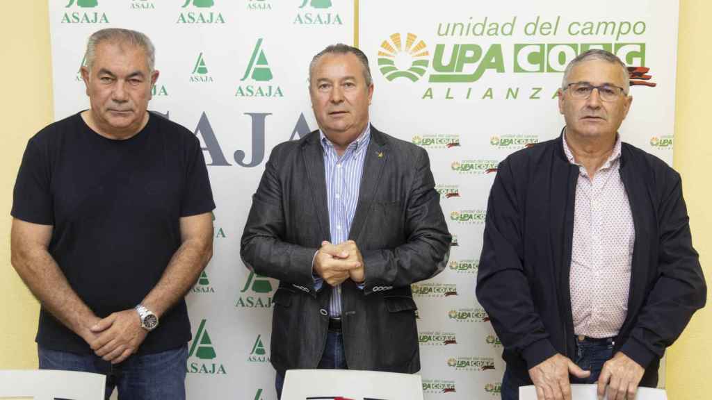 Asaja, COAG y UPA se manifiestan el viernes en Valladolid por los inasumibles costes del cereal