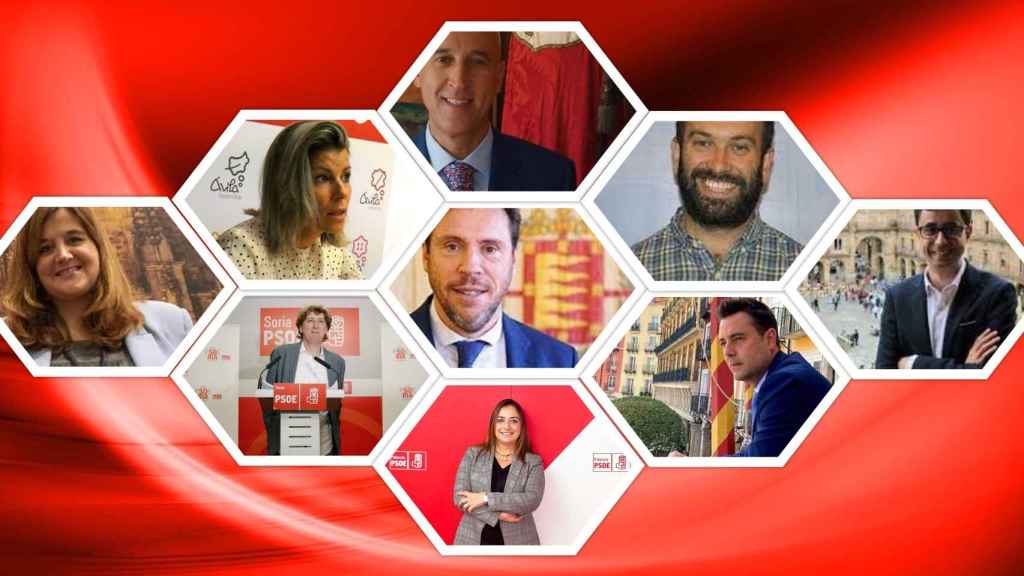 Candidatos del PSOE a las alcaldías de los ayuntamientos de Castilla y León