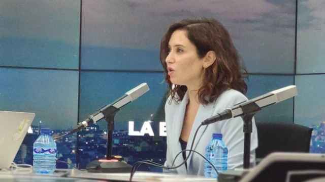 Isabel Díaz Ayuso durante su entrevista en Onda Cero este lunes.