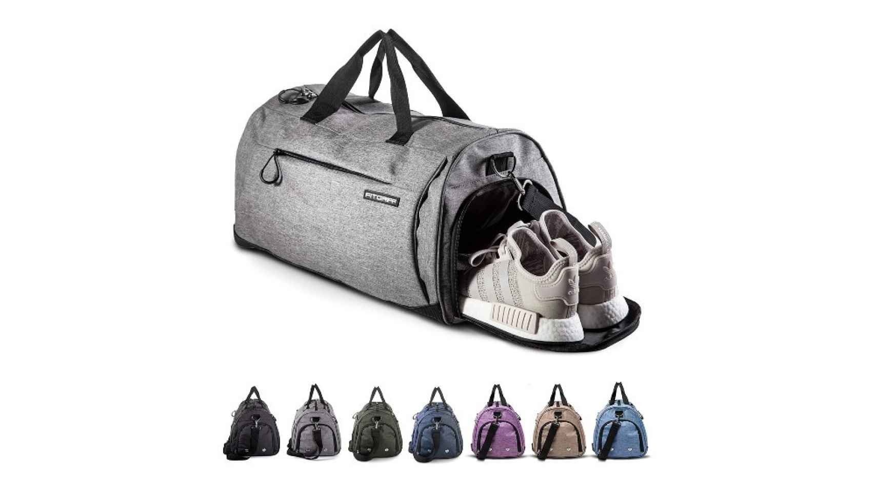 Bolsa de gimnasio para mujer, mochila deportiva con compartimento para  zapatos y bolsillo húmedo, bolsa de viaje de 30 L, bolsa de fin de semana