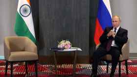 El primer ministro indio hizo esperar a Putin en su encuentro público en Samarcanda.