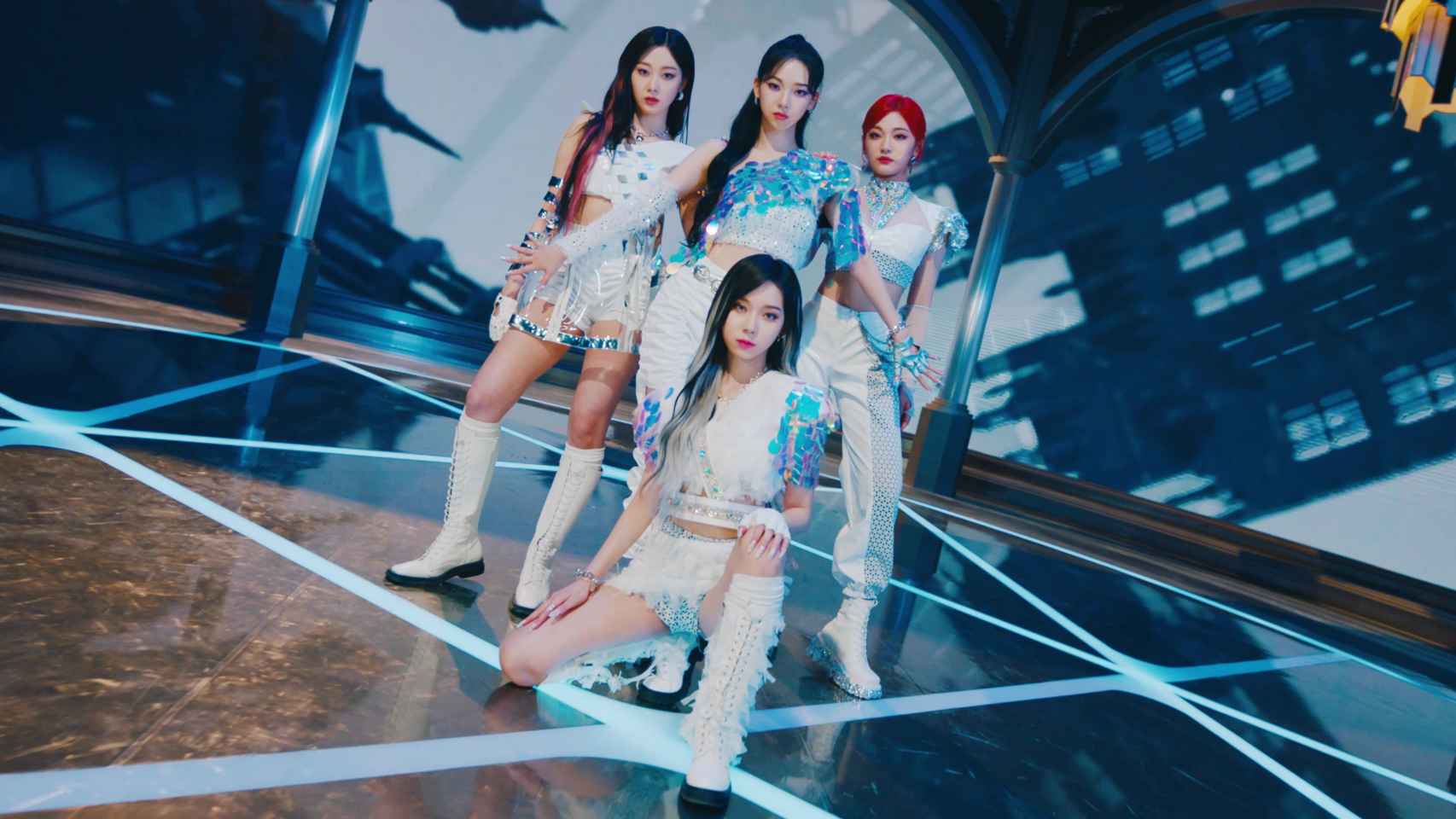 Integrantes del grupo musical Aespa en 2021 © SM Entertainment