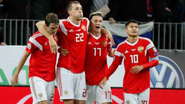 La selección de Rusia de fútbol durante la Eurocopa 2020