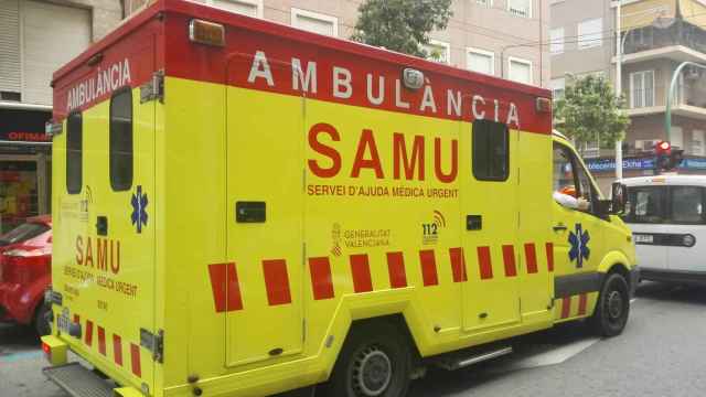 Una ambulancia SAMU.