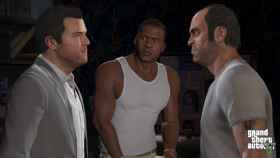 Imagen de los tres protagonistas de GTA V