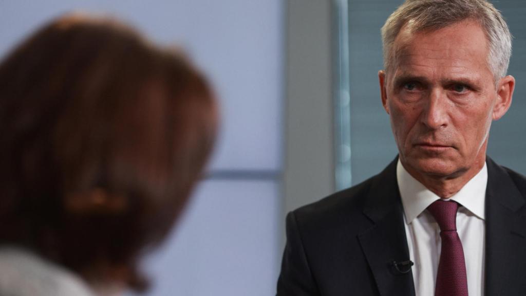 NATO Secretary General Jens Stoltenberg during Wednesday's interview