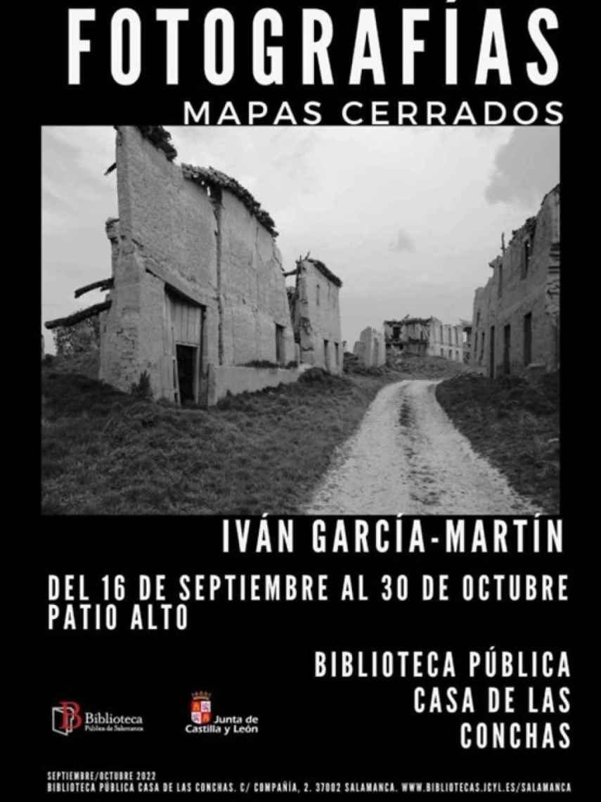 Cartel de la exposición de Iván García.