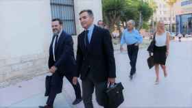 Carlos Parodi, presidente del consejo de administración del Hércules, a su llegada a los juzgados el pasado mes de junio.