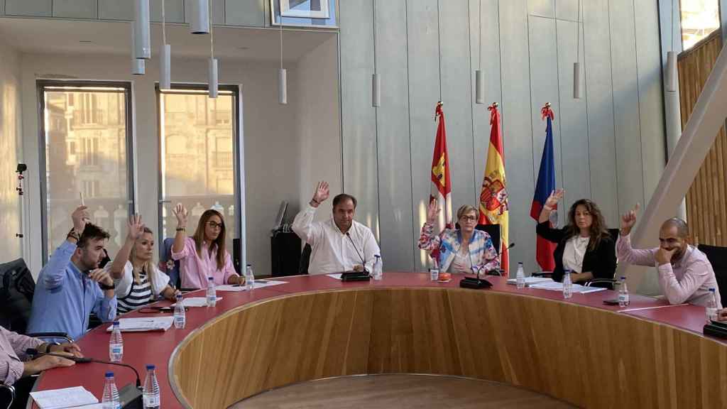 Sesión plenaria del Ayuntamiento de Guijuelo.