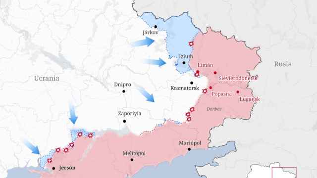 Mapa Ucrania.