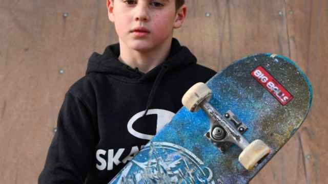 Leonardo Vinicius, un prodigio burgalés de 11 años que competirá en los mundiales de skate