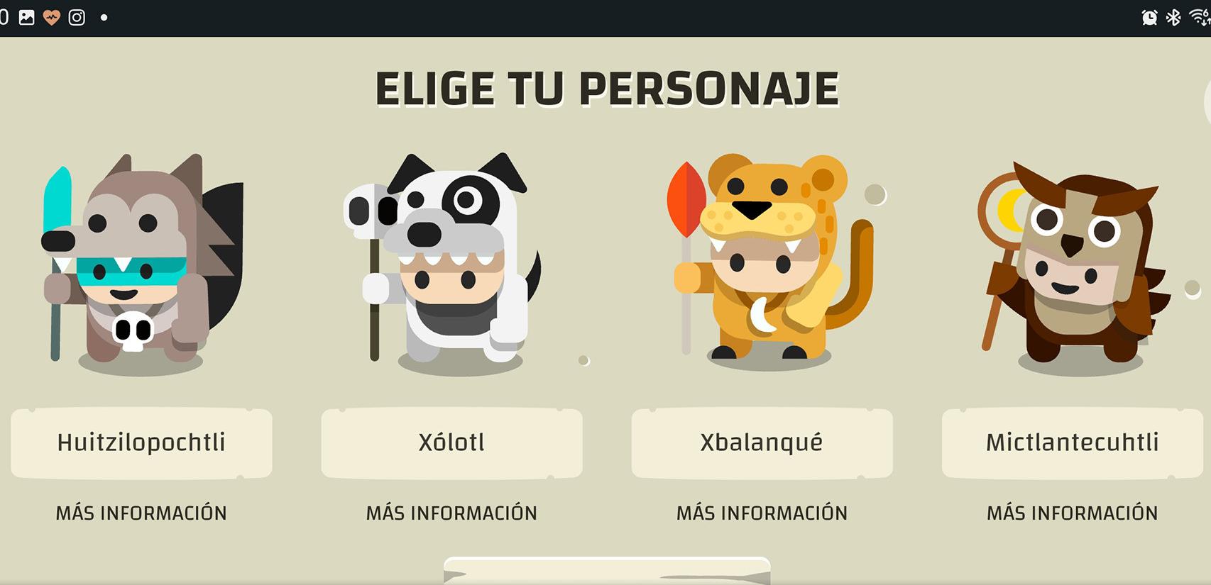 Personajes de El descenso de la Serpiente