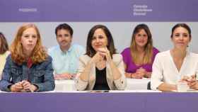 Ione Belarra, Irene Montero y Lilith Verstrynge en el Consejo Ciudadano Estatal de Podemos.