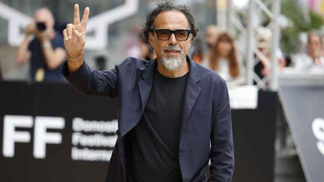 Alejandro G. Iñárritu, a su llegada a San Sebastián, donde ha enseñado un nuevo montaje de 'Bardo'.