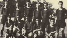 El equipo del Levante en la temporada 1936-1937.
