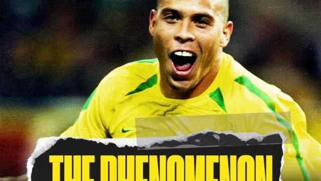 El cartel promocional de 'The Phenomenon' de Ronaldo Nazário