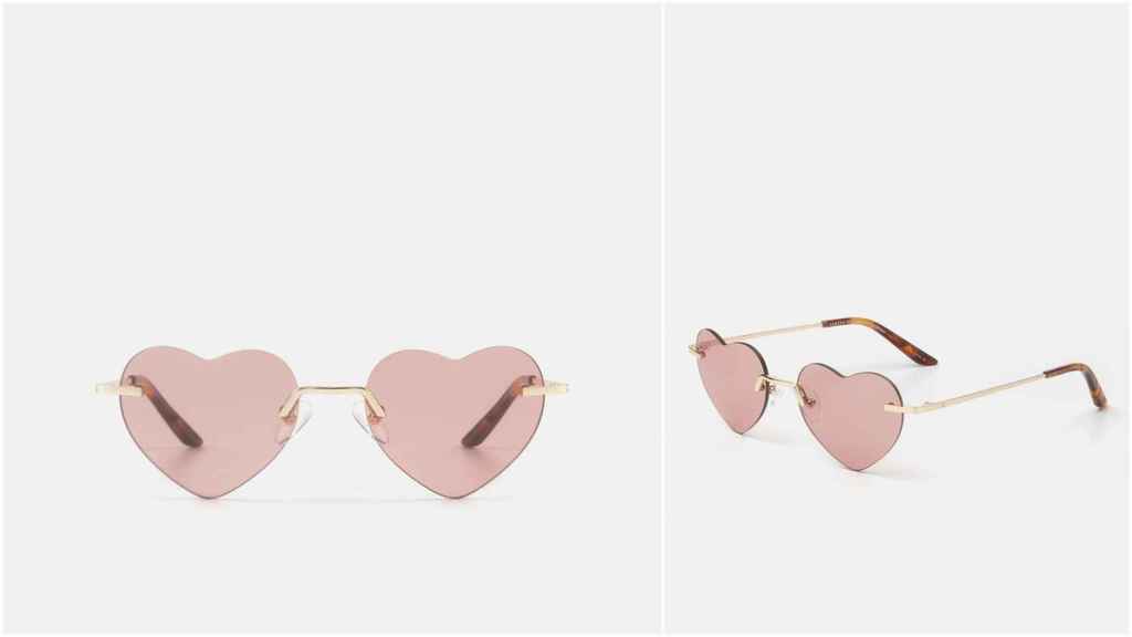 Gafas con forma de corazón diseñadas por Teresa Helbig.
