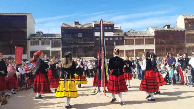 Una actividad de una Fiesta de la Vendimia anterior en Peñafiel
