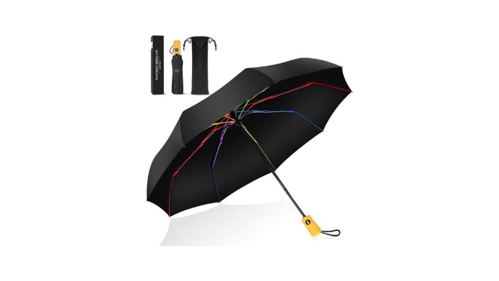 Los paraguas plegables mejor valorados de