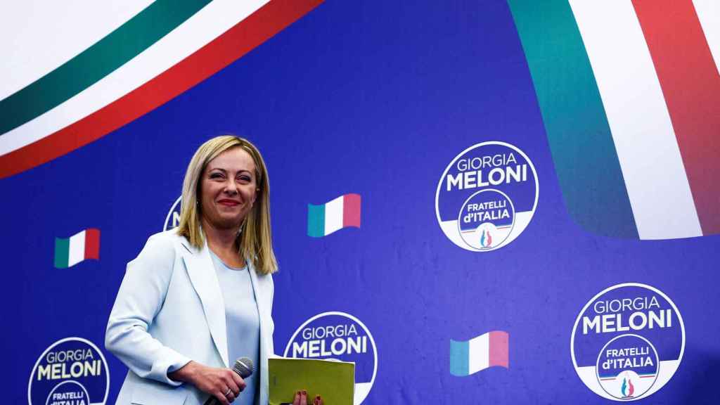 Giorgia Meloni celebra su victoria en las elecciones italianas