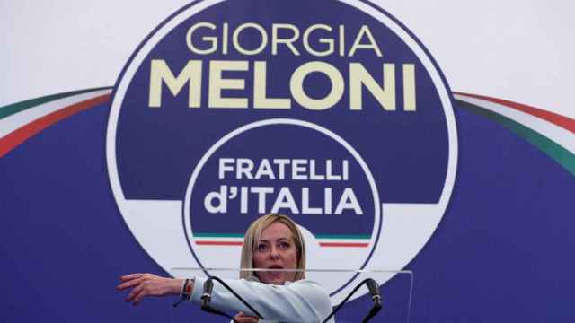 Giorgia Meloni tras conocer los resultados preliminares de las elecciones italianas.