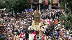 Una imagen de la procesión del Corpus Christi en Toledo.