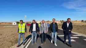 Recepción de las obras de la carretera desde Villalonso hasta el límite de la provincia con Valladolid