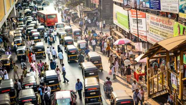 Vista de Bombay, la ciudad más poblada de la India, con unos 18 millones y medio de habitantes.