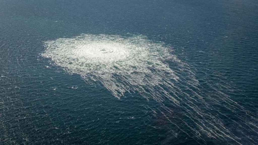 La 'mancha' de gas saliendo del Mar Báltico