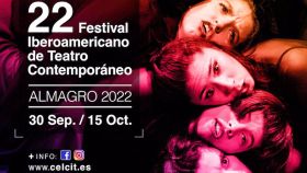 Cartel de la 22 edición del Festival Iberoamericano de Teatro Contemporáneo de Almagro